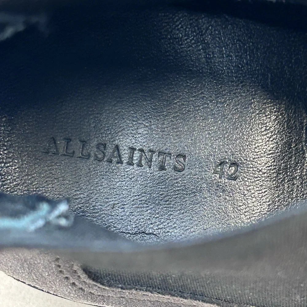 ALLSAINTS Mens Chelsea Boot Gray Men's 42 US 9